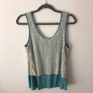 Layered Lace Tank